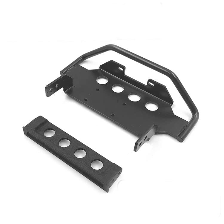 TRX6 6X6 G63 G500 RC Car Metal Front Lower Bumper Replacement Part + Upper Bumper & Antenna - Off-Road Crawler Upgrade Accessories for Traxxas TRX-6, Mercedes G-Class RC Models (Color: Front Lower Bumper) | Durable Aluminum Alloy Bumper Set for Rock Crawling & Trail Adventures