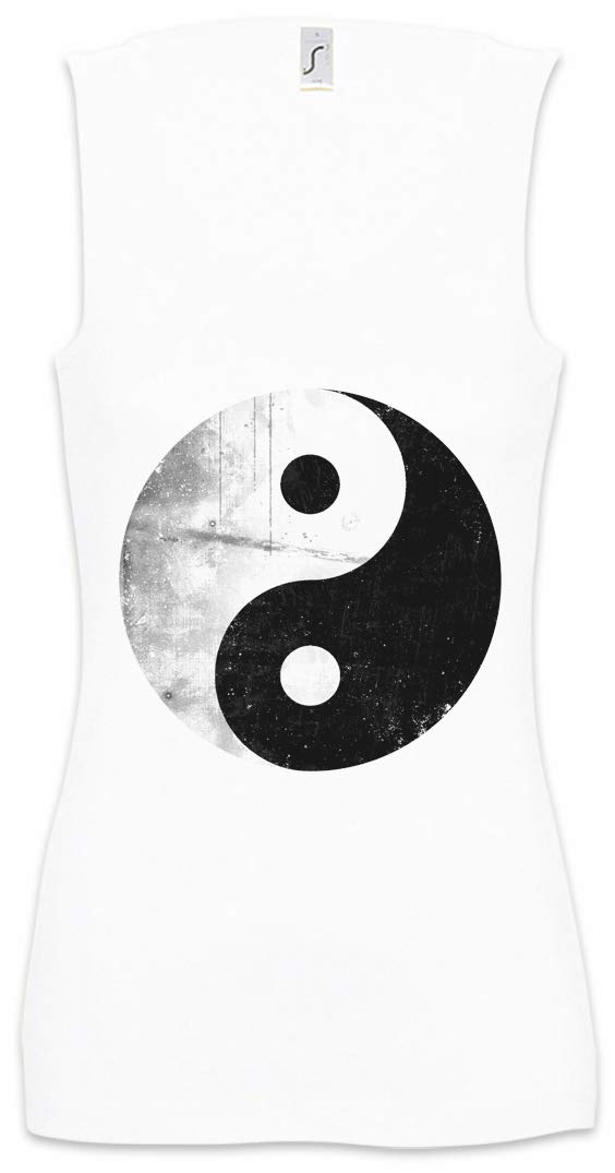 Yin Yang Vintage Logo Women's Tank Top - Gym, Yoga & Fitness Training Shirt - Perfect for Workouts, Running & Casual Wear