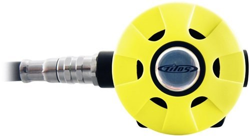 Tilos Non-Adjustable Alternate Air Source Octo Regulator - Premium Scuba Diving Equipment for Emergency Air Sharing | Perfect for Dive Buddies & Underwater Safety Gear