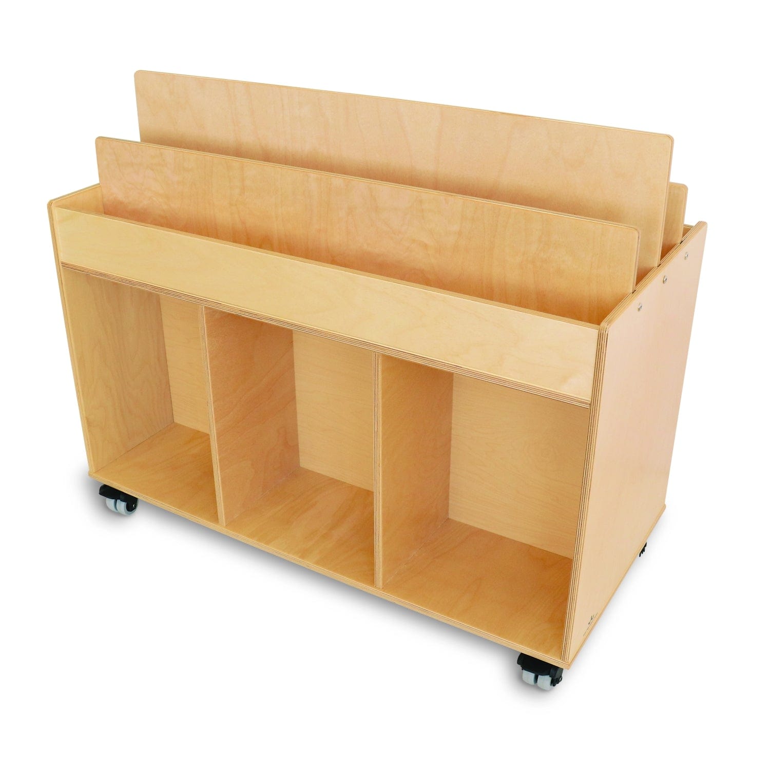 Portable Book Storage Island Organizer - Foldable Bookcase for Home, Office & Classroom - Compact Bookshelf for Kids & Adults - Perfect for Living Room, Bedroom & Study Spaces