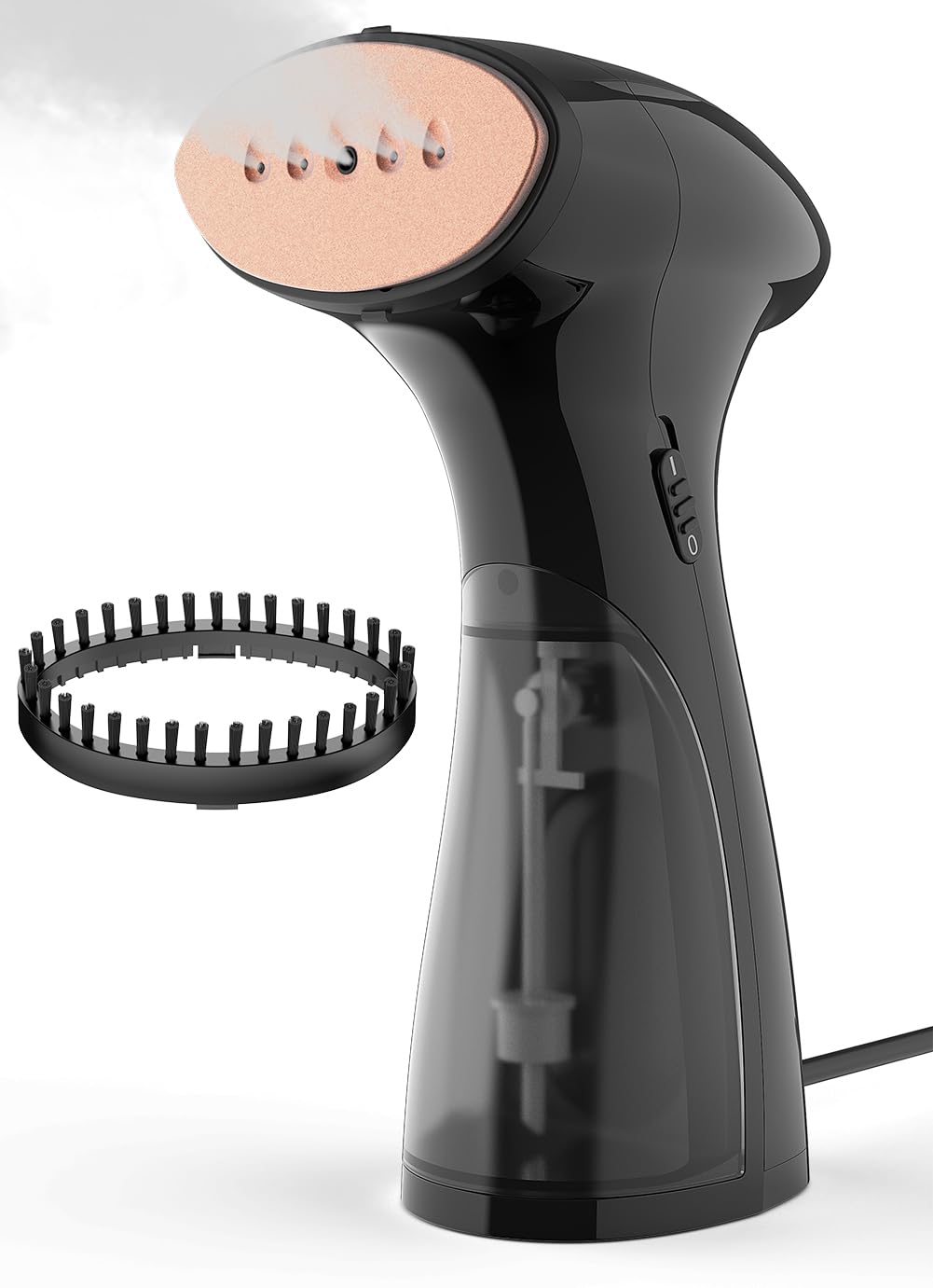 2 in 1 Handheld Clothes Steamer 1800W Portable Garment Steamer & Iron - Non Leakage Travel Steamer for Wrinkles Removal - Perfect for Suits, Dresses, Curtains & Home/Office/Travel Use