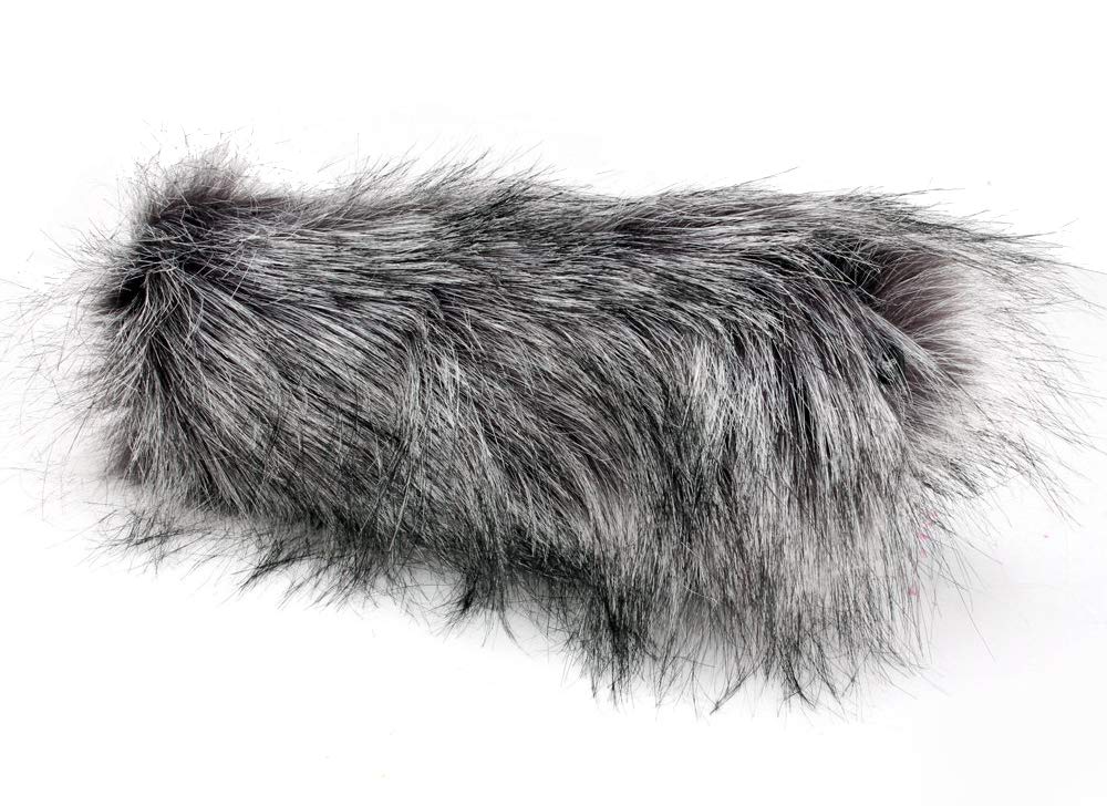 Digital NC Stereo Shotgun Microphone with Windscreen & Dead Cat Muff - Compatible with Panasonic VW-VMS10 - Perfect for Vlogging, Film Making & Outdoor Recording