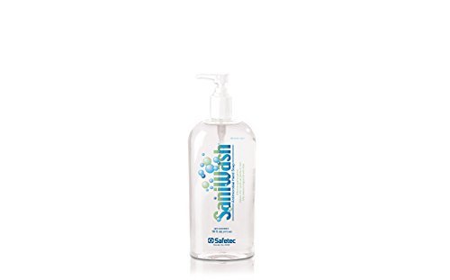 Safetec Sani Wash Antibacterial Hand Soap - 16 oz Pump Bottle (12 Pack) | Moisturizing & Gentle for Daily Use in Homes, Offices & Healthcare Facilities