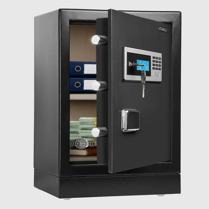 IslandSafe DSR45 DataSavior Fireproof Waterproof Office Safe with Digital Keypad - Secure Documents, Cash & Valuables for Home or Business Use