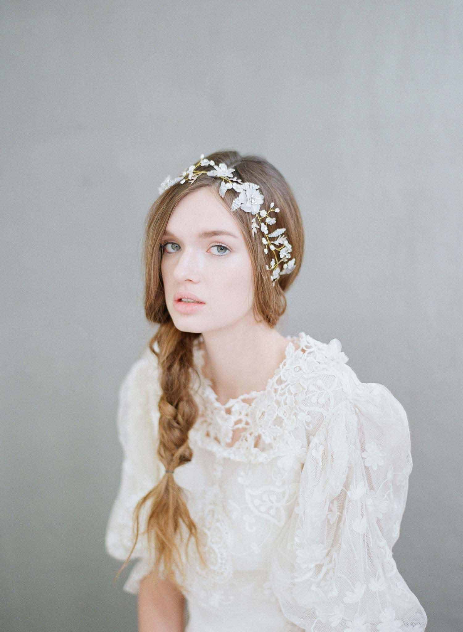 Floral Mist Hair Vine - Style #719 | Elegant Boho Hair Accessory for Weddings, Parties & Special Occasions