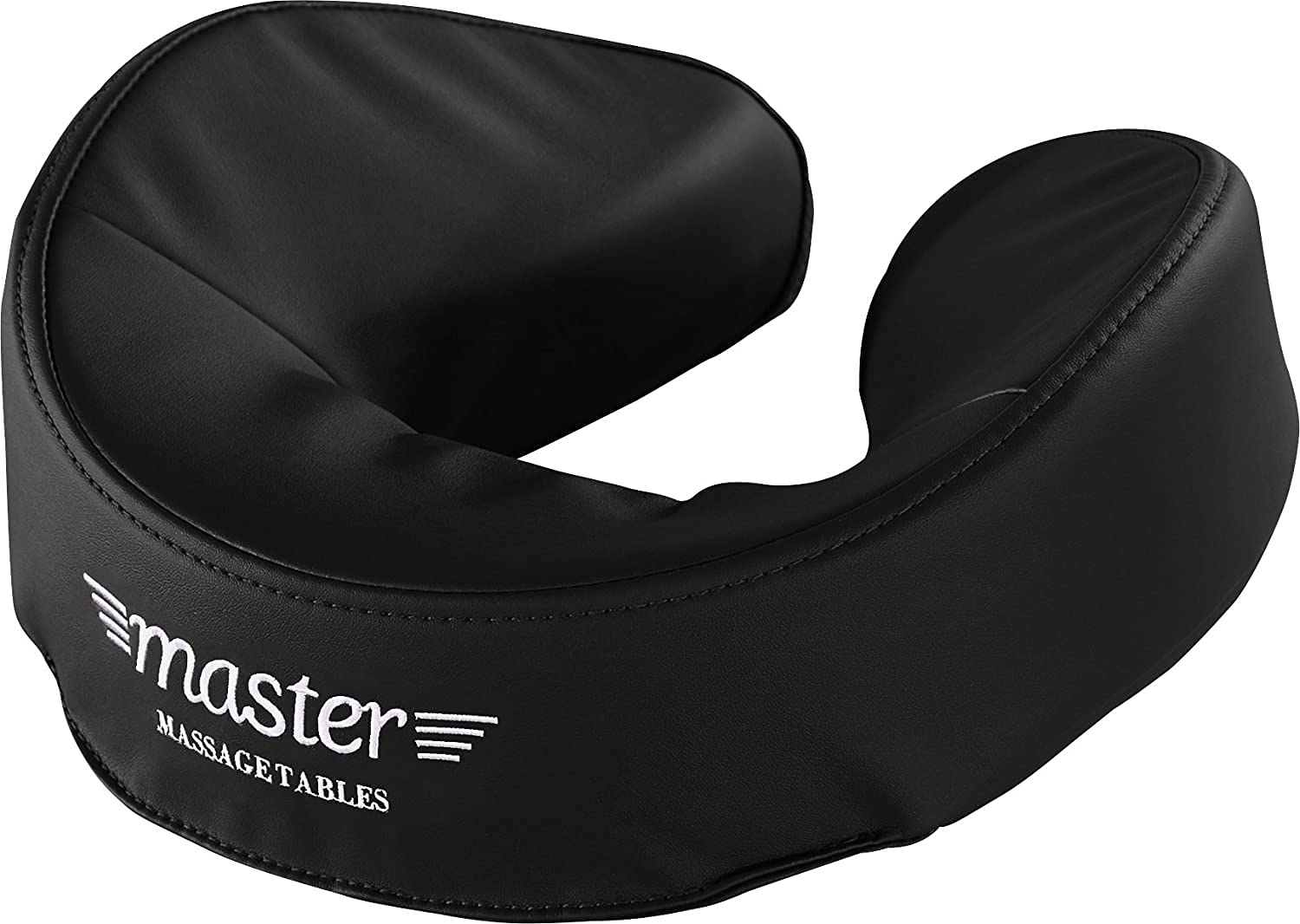 Premium Massage Table Face Cradle Pillow - Ultra Plush Memory Foam Headrest for Massage Therapy & Spa Treatments - Portable & Patented Design (Black) - Perfect for Professional Massage Sessions, Home Spa Relaxation, and Chiropractic Clinics