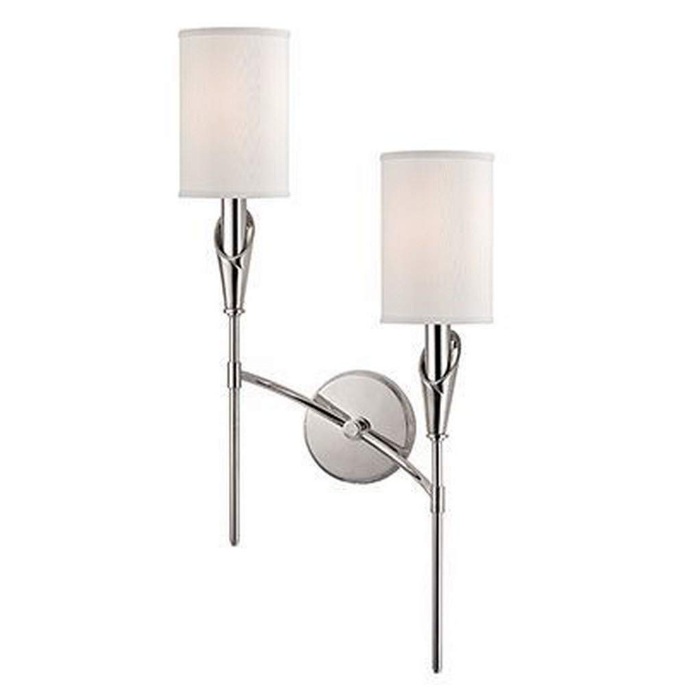 Hudson Valley Lighting 1312R-PN Tate 2-Light Wall Sconce - 25.5