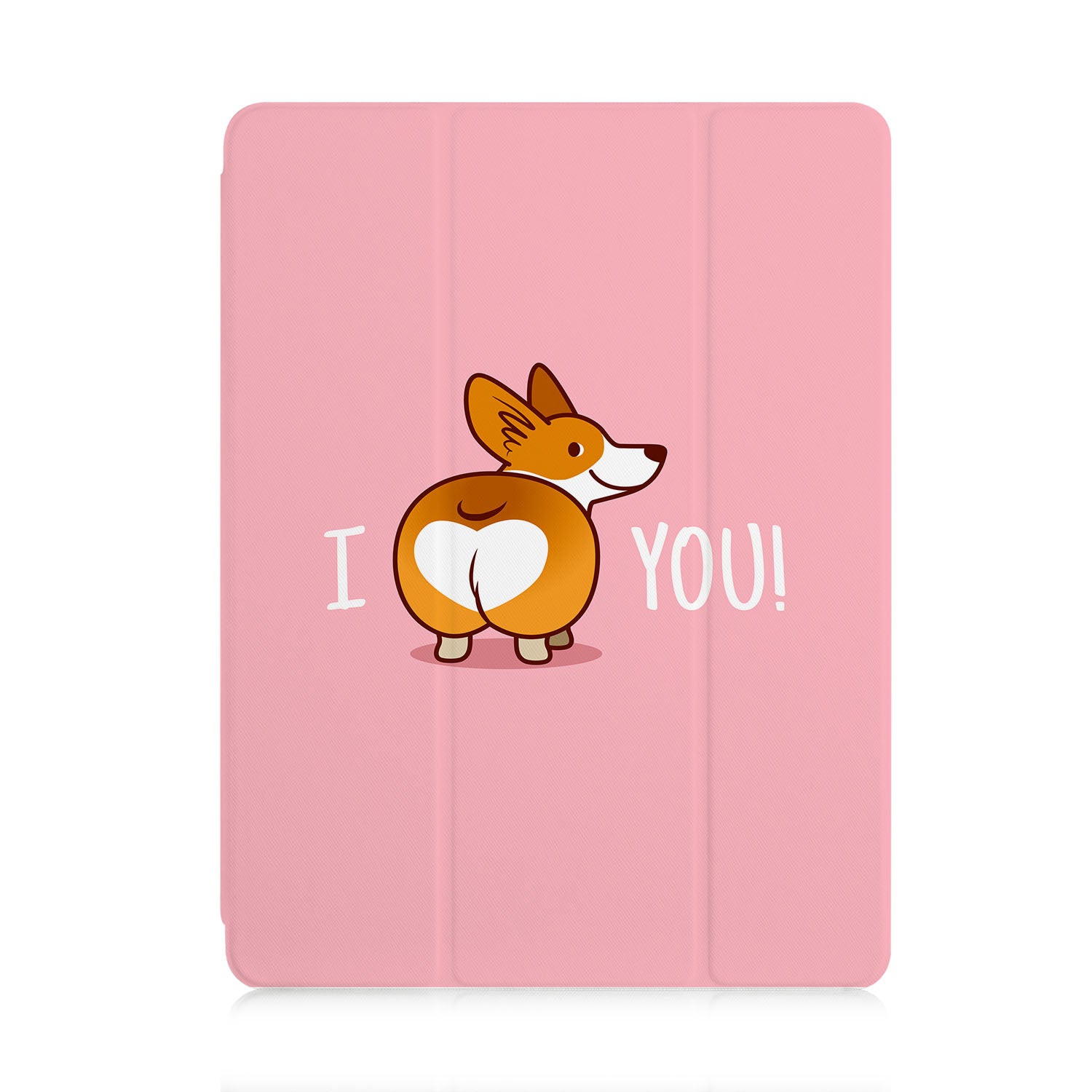 Premium iPad Trifold Case with Cute Dog Design - Slim Protective Cover for iPad 6/7/8/9/Air/Pro | Perfect for Work, School & Travel Accessories
