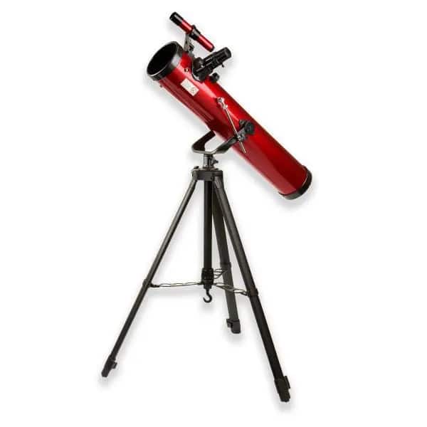 Carson 76mm Red Planet Reflector Telescope (RP 100) - High-Quality Astronomy Telescope for Beginners & Kids, Perfect for Stargazing, Moon Observation & Space Exploration