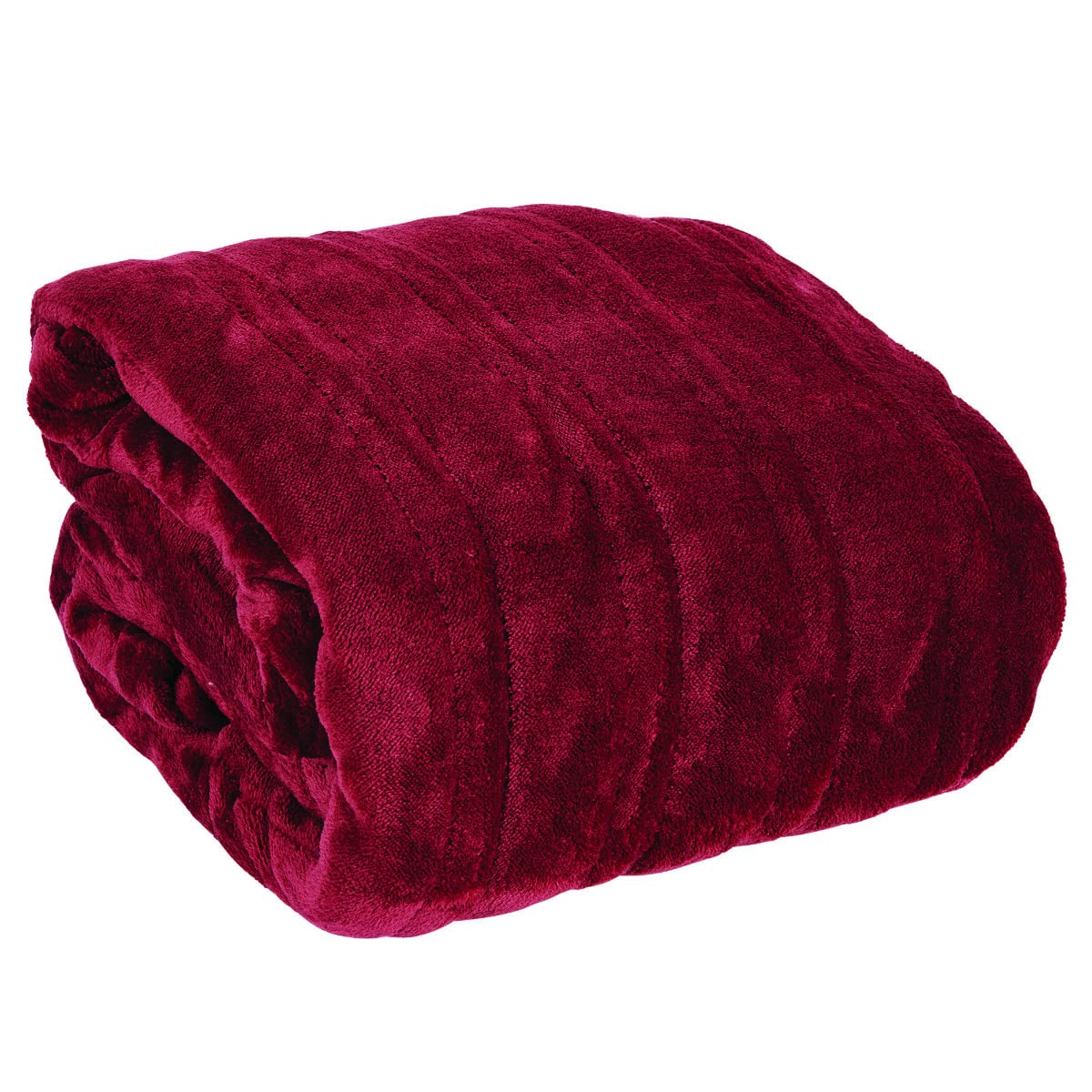 Westerly Twin Size Electric Heated Blanket - Soft & Cozy Garnet Warming Blanket for Cold Nights | Perfect for Bed, Couch & Winter Relaxation
