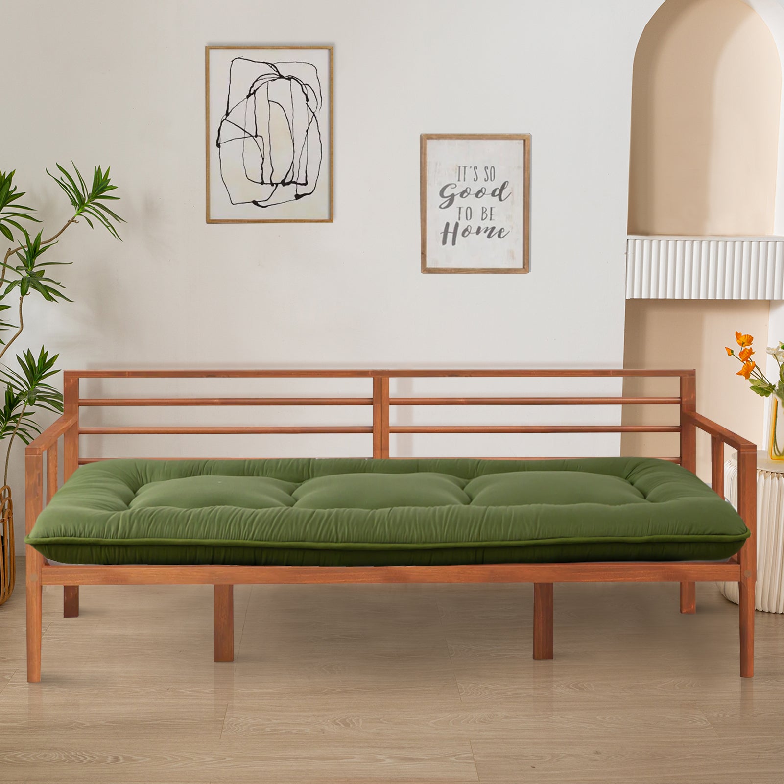 MAXYOYO Japanese Style Futon Mattress - Foldable Floor Mattress, Tatami Mat for Bedroom, Living Room & Guest Room | Comfortable Sleeping & Lounging