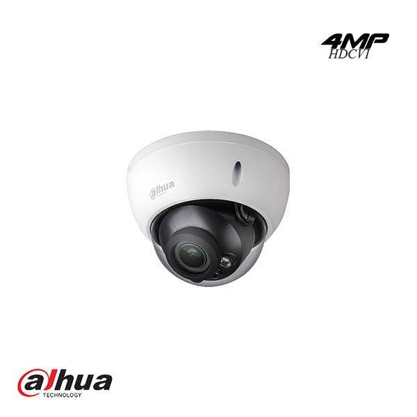 HAC HDBW2401R-Z Motorized Dome IR Security Camera with WDR and 2.7-12mm Lens - Ideal for Indoor/Outdoor Surveillance, Home & Business Security