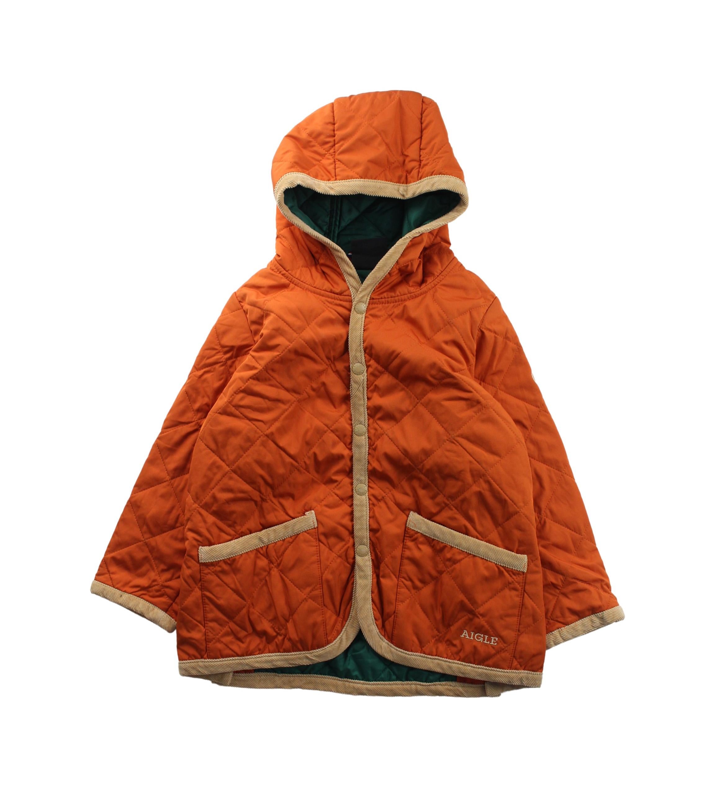 Aigle Quilted Jacket for Kids 4T - Warm Winter Coat for Toddlers, Water-Resistant Outerwear for Boys & Girls - Perfect for Outdoor Play, School & Cold Weather Adventures