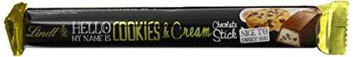 Lindt HELLO Cookies and Cream Chocolate Sticks - 1.4oz (24 Pack) | Bulk Chocolate Bars for Office Snacks, Party Favors & Gift Baskets