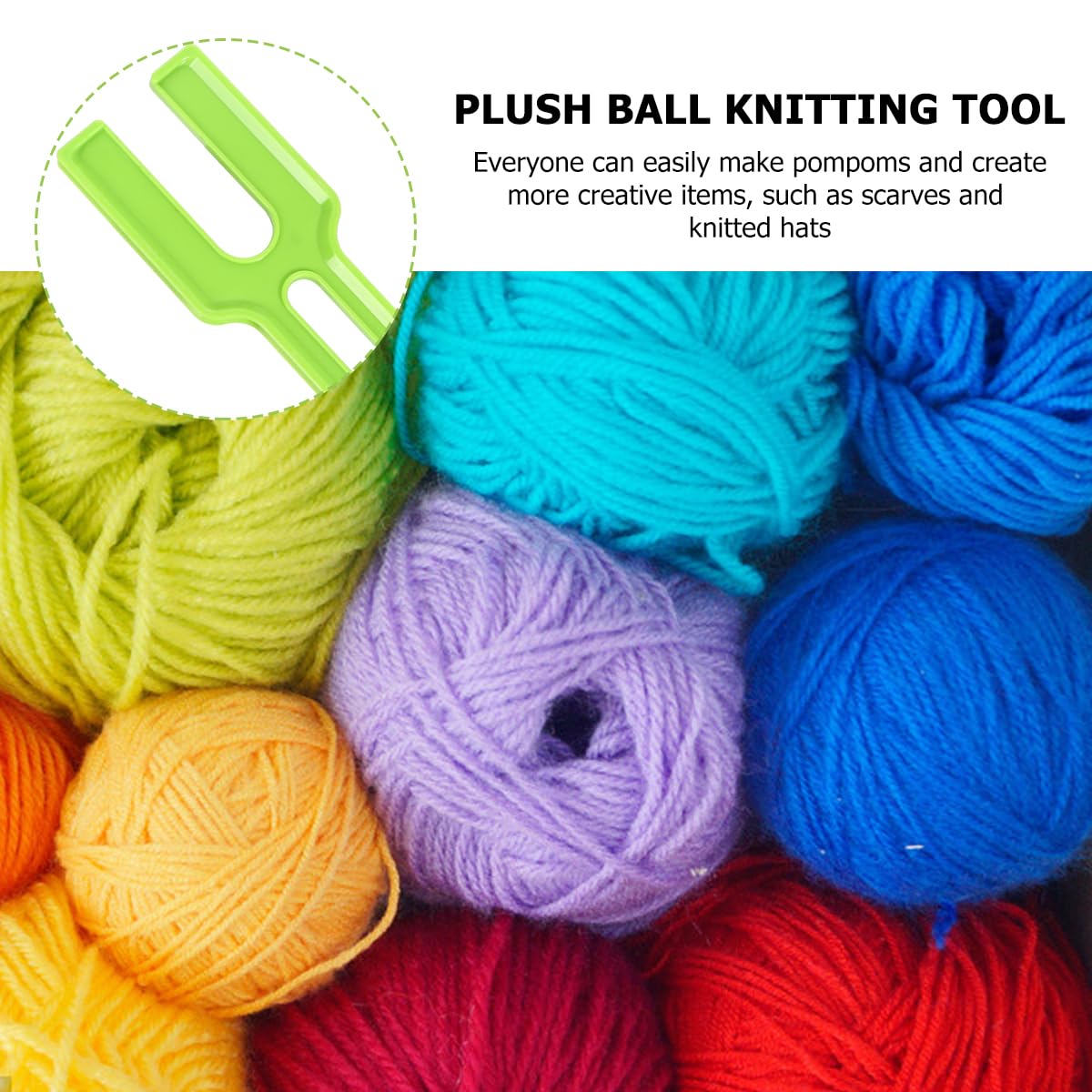 12-Piece Knitting Loom Set with Pom Pom Makers - DIY Craft Kit for Hats, Scarves, Blankets & Home Decor Projects