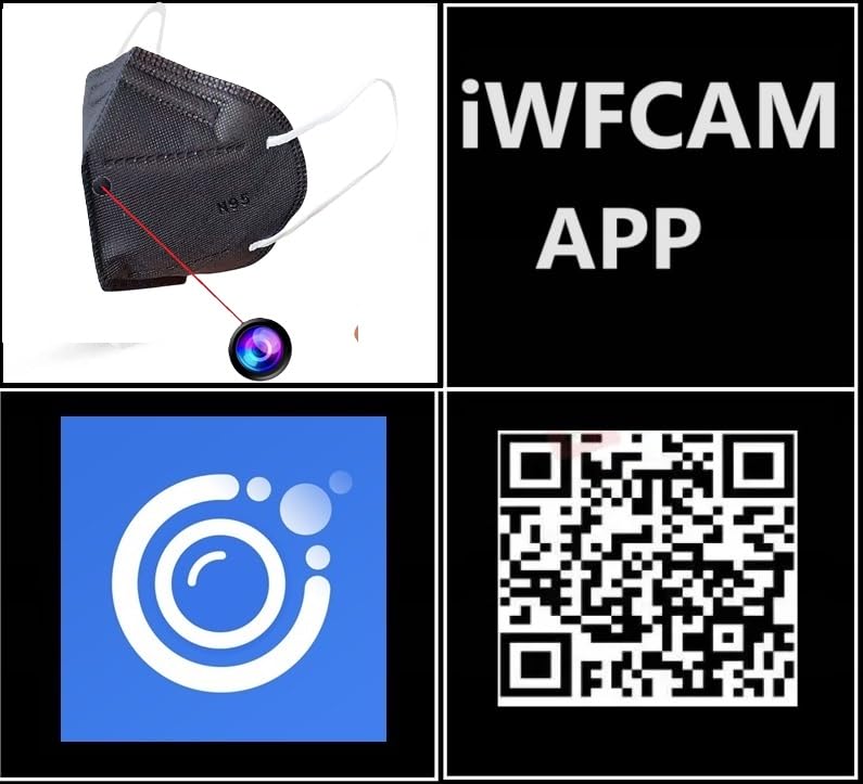 Hidden Spy Camera Wi-Fi Mask - Wireless HD Covert Surveillance for Home Security, Nanny Monitoring & Office Safety | Discreet Indoor/Outdoor Recording Device