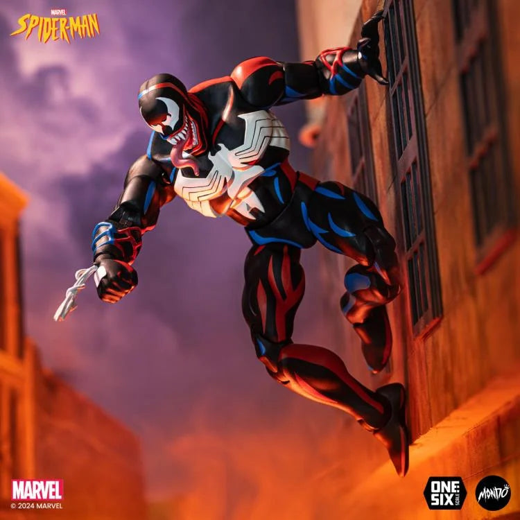 Spider-Man: The Animated Series Venom 1/6 Scale Collectible Action Figure - Perfect for Marvel Fans & Display Collections