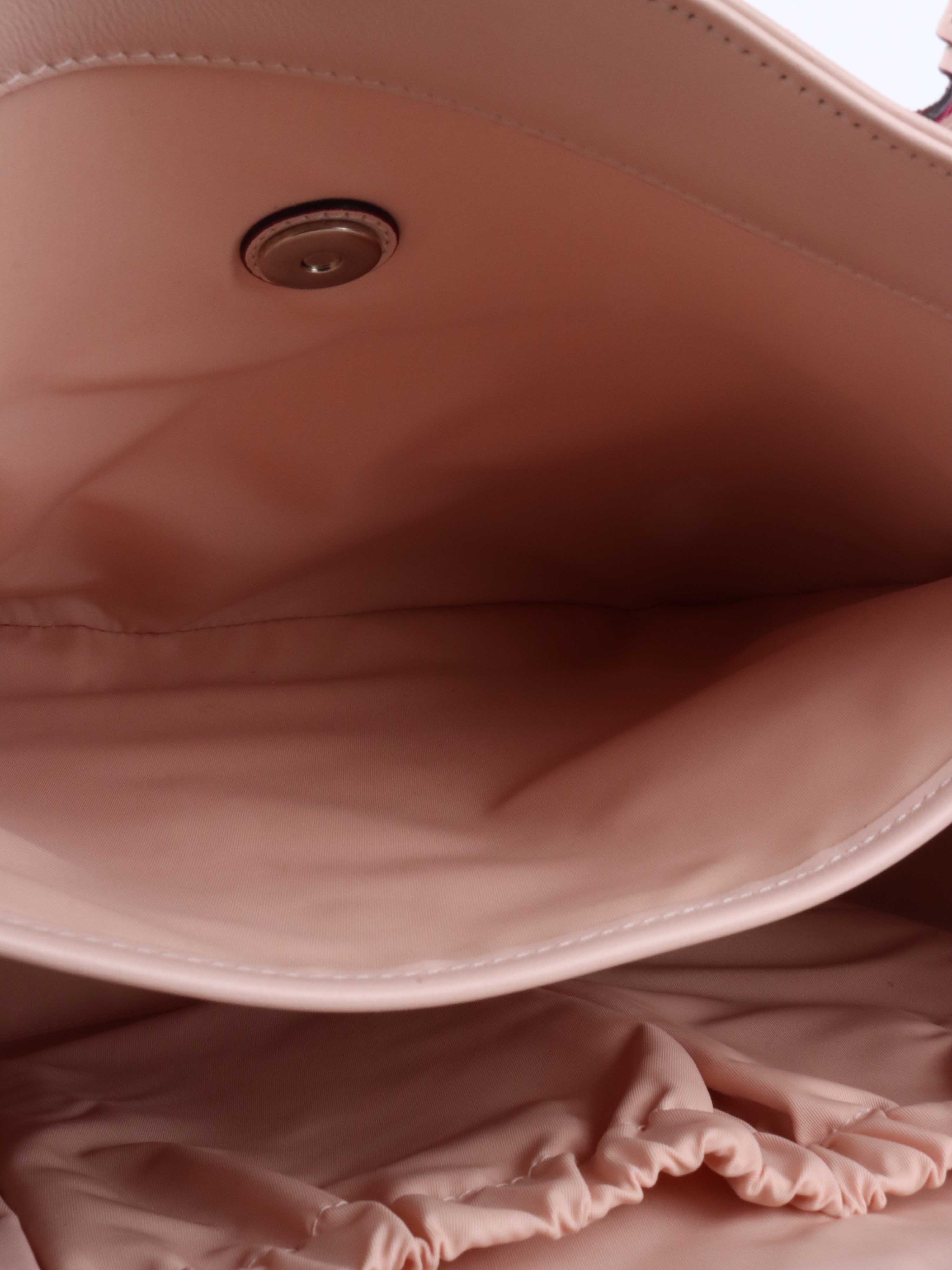 Dior Pink Leather Diaper Tote Bag - Stylish & Spacious Designer Baby Bag for Moms, Perfect for Travel, Shopping & Everyday Use