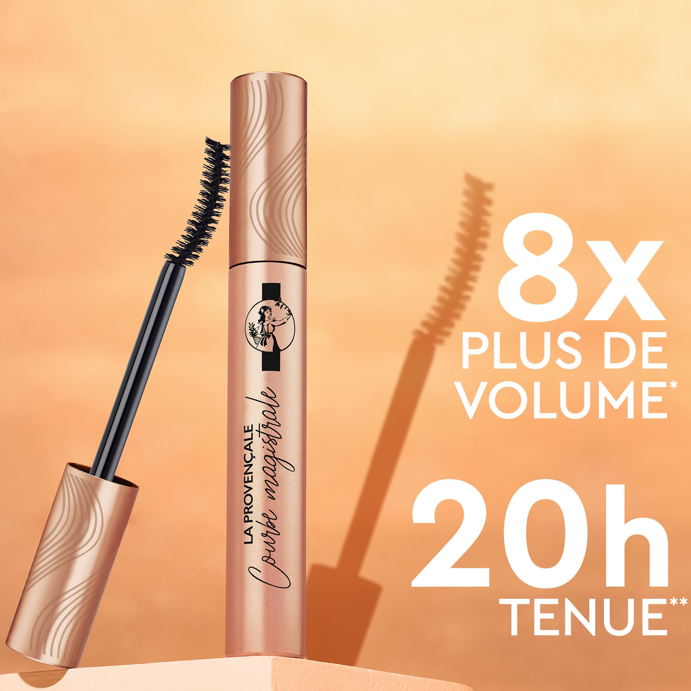 La Provencale - Golden Instant Makeup Gift Set - 3 Products: Luminous Powder, Golden Palette & Volumizing Mascara - Enriched with Organic Olive Oil & Mineral Pigments | Perfect for Gifting, Special Occasions & Everyday Glam Makeup Looks