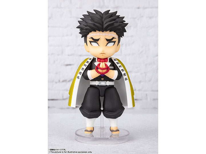 Bandai Figuarts Mini Demon Slayer Kimetsu no Yaiba Himejima Gyomei Action Figure #028 - Anime Collectible for Fans, Display & Cosplay Scenes