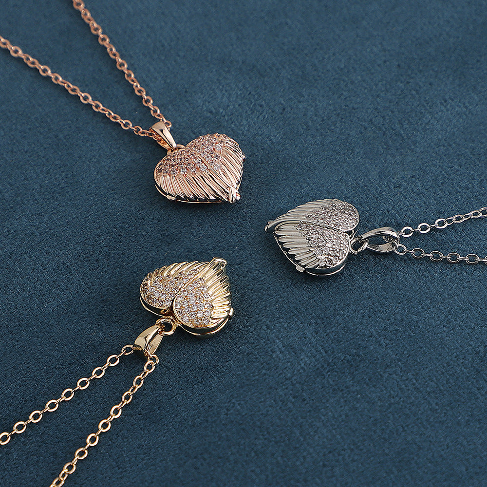 Personalized Heart Locket Photo Necklace & Bangle Set - Custom Engraved Memorial Jewelry for Loved Ones | Perfect for Anniversaries, Valentine's Day & Gifts | D0018