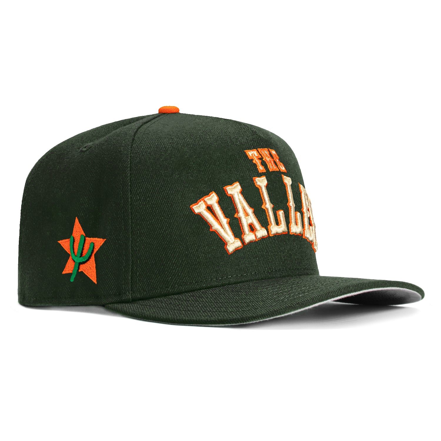 New Era 9Seventy Phoenix Suns City Edition Logo Patch Snapback Hat - Green, Ivory, Orange - Perfect for Basketball Games, Streetwear Fashion & Suns Fan Gifts
