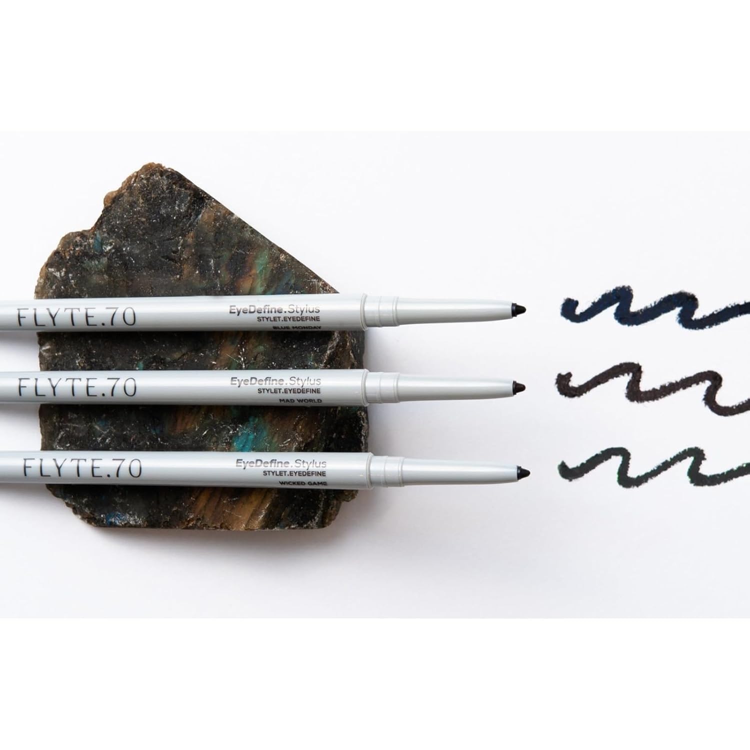 Long Lasting Waterproof Eyeliner Pencil - Ultra Fine Tip for Precise Cat Eye, Winged & Smokey Looks - Smudge Proof, No Drag - Includes Built-in Sharpener (Wicked Game) - Perfect for Everyday Makeup, Night Out & Professional Contouring