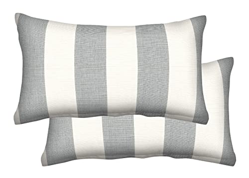 Cabana Stripe Stone Grey