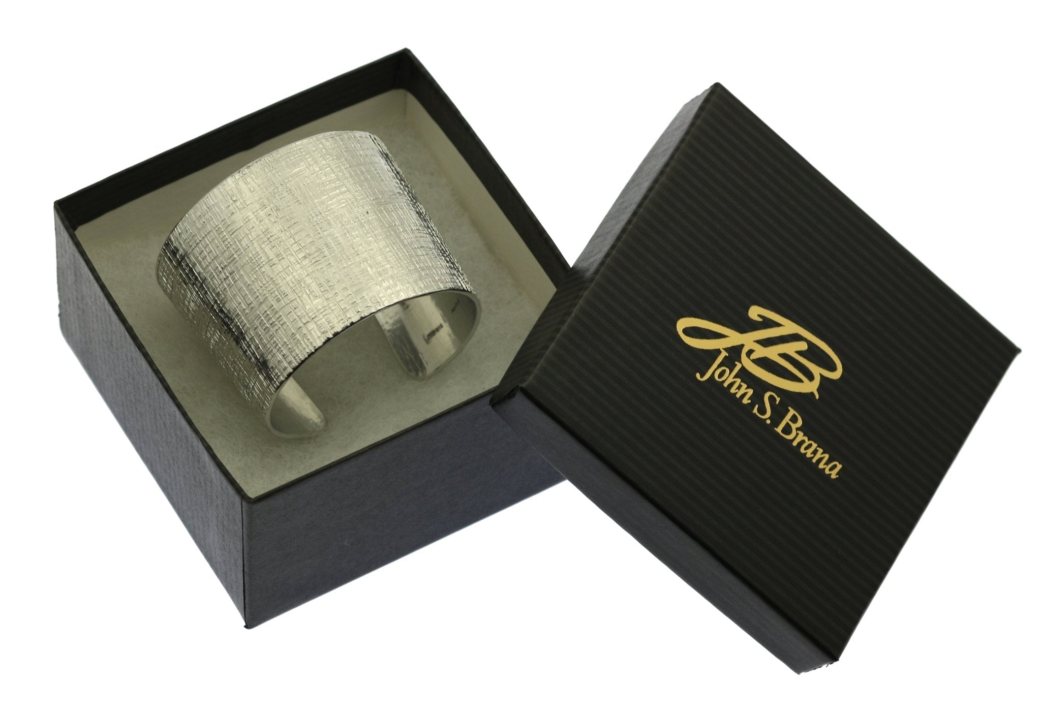 Textured Aluminum Cuff Bracelet for Women - Lightweight Adjustable Bangle with Linen Finish - Perfect for Casual Wear, Office Style & Everyday Fashion Accessories