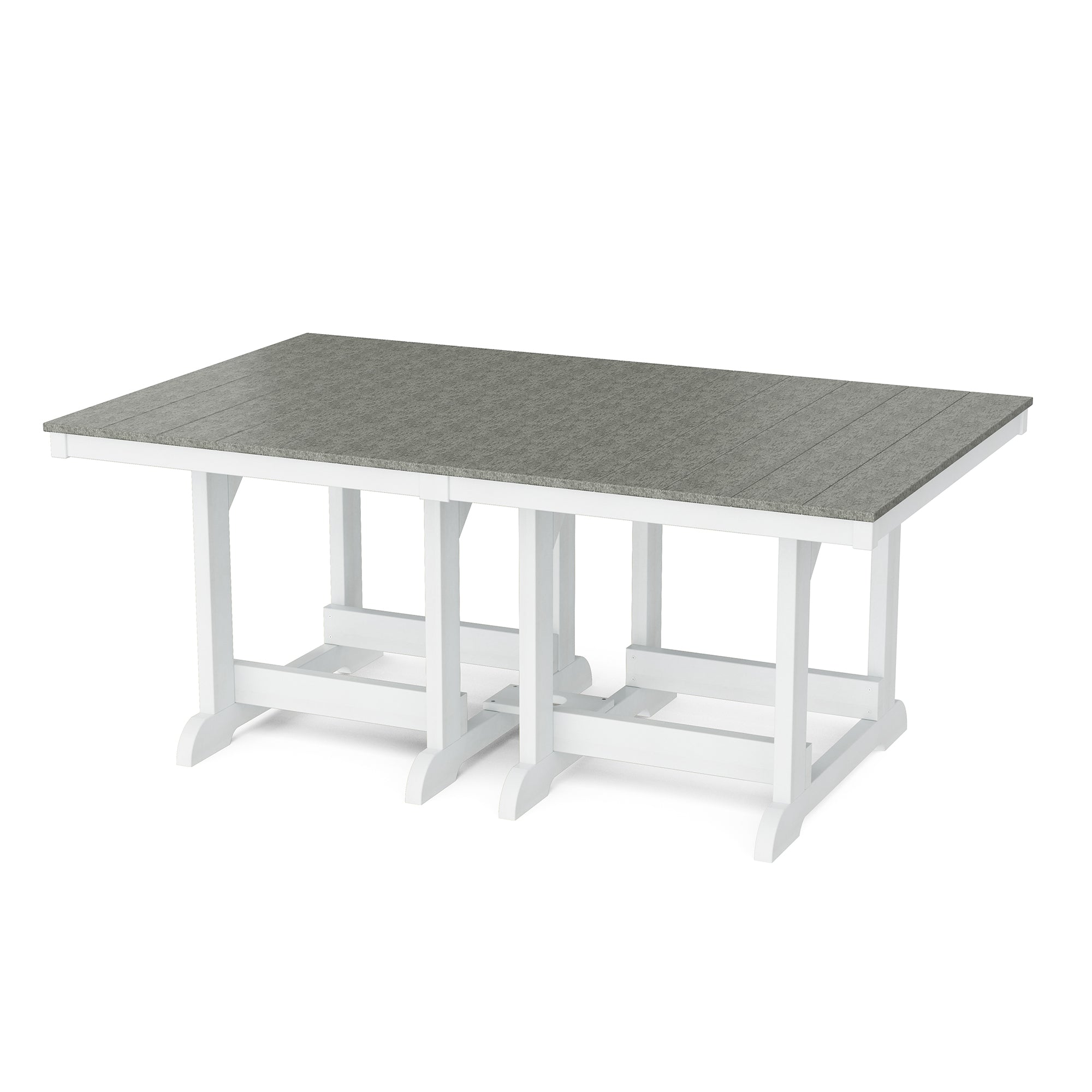 Heritage 44x72 Inch Solid Wood Dining Table - Rustic Farmhouse Style for Kitchen, Dining Room & Outdoor Entertaining