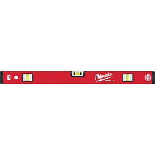 Milwaukee MLCMM24 24-Inch REDSTICK Magnetic Compact Box Level - Perfect for Construction, Carpentry, and DIY Home Projects