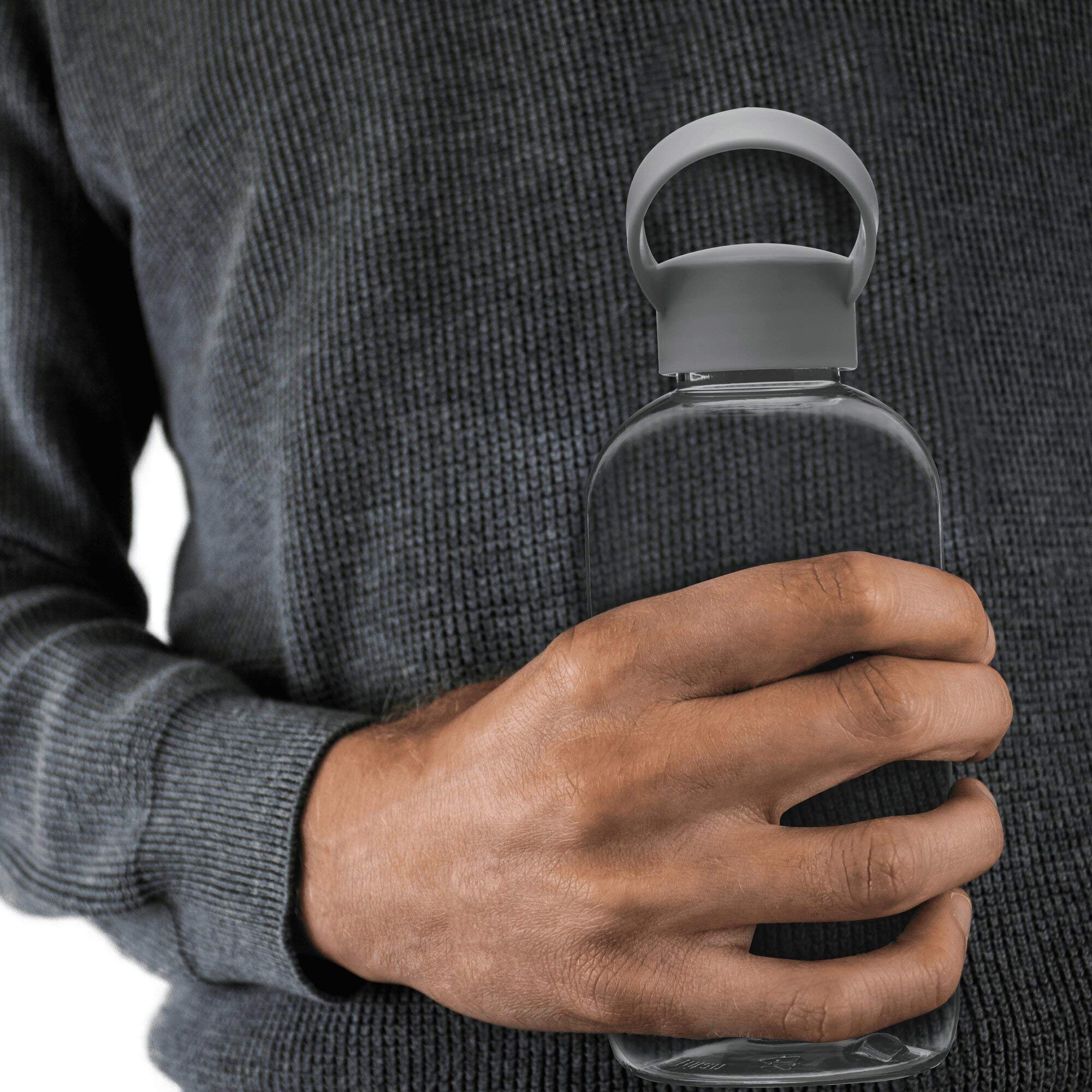 10 Pack 20oz Customizable Water Bottles with Handle - Personalized Text & Logo - Flexi-Grip Plastic Drinkware - Ideal for Sports, Gym, Outdoor Activities & Corporate Gifts
