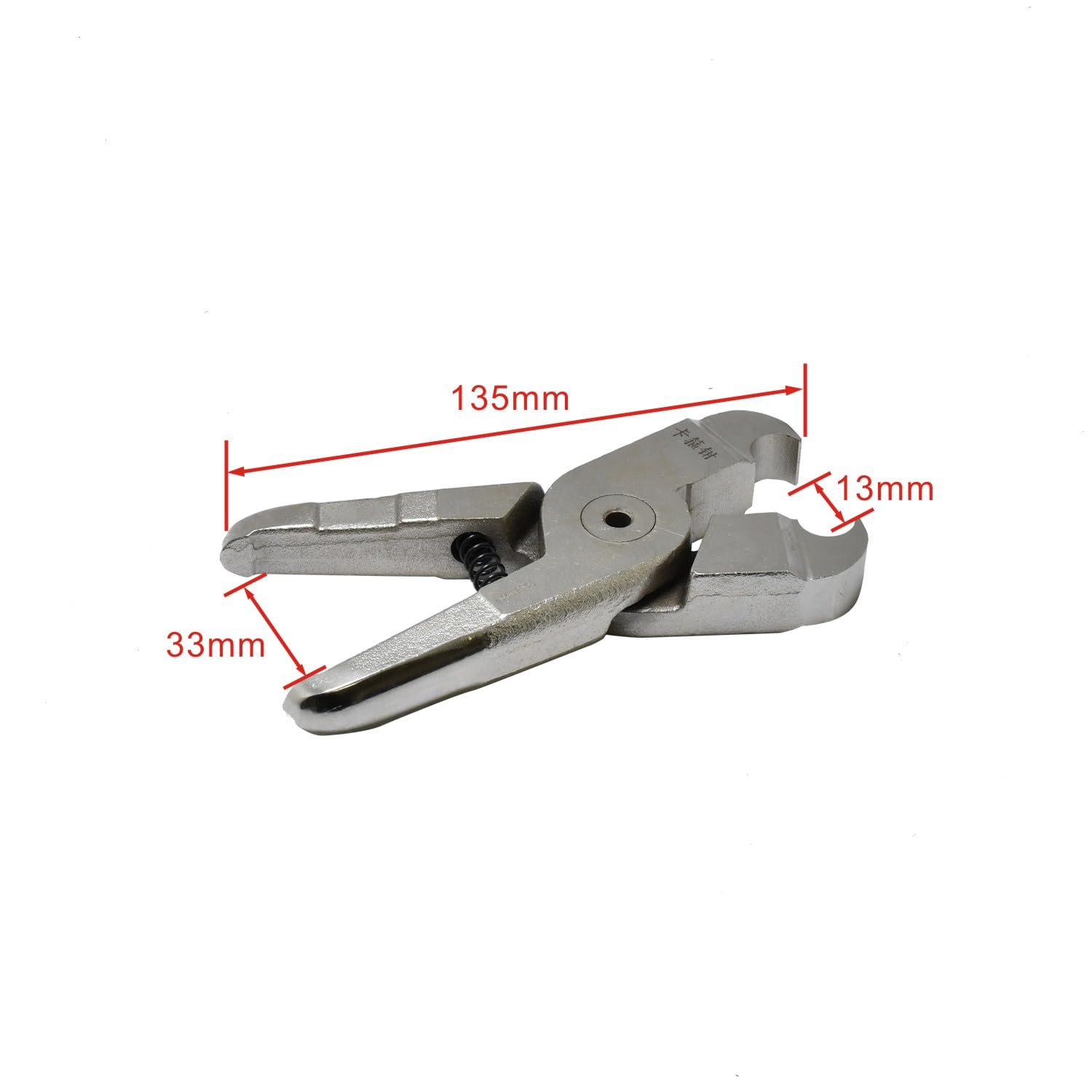 **Pneumatic Air Hose Clamp Pliers 1/2 Inch - Single Ear Crimp Tool for Water, Fuel, and Wire Tube Clamping - Perfect for Automotive, Plumbing, and DIY Repairs**