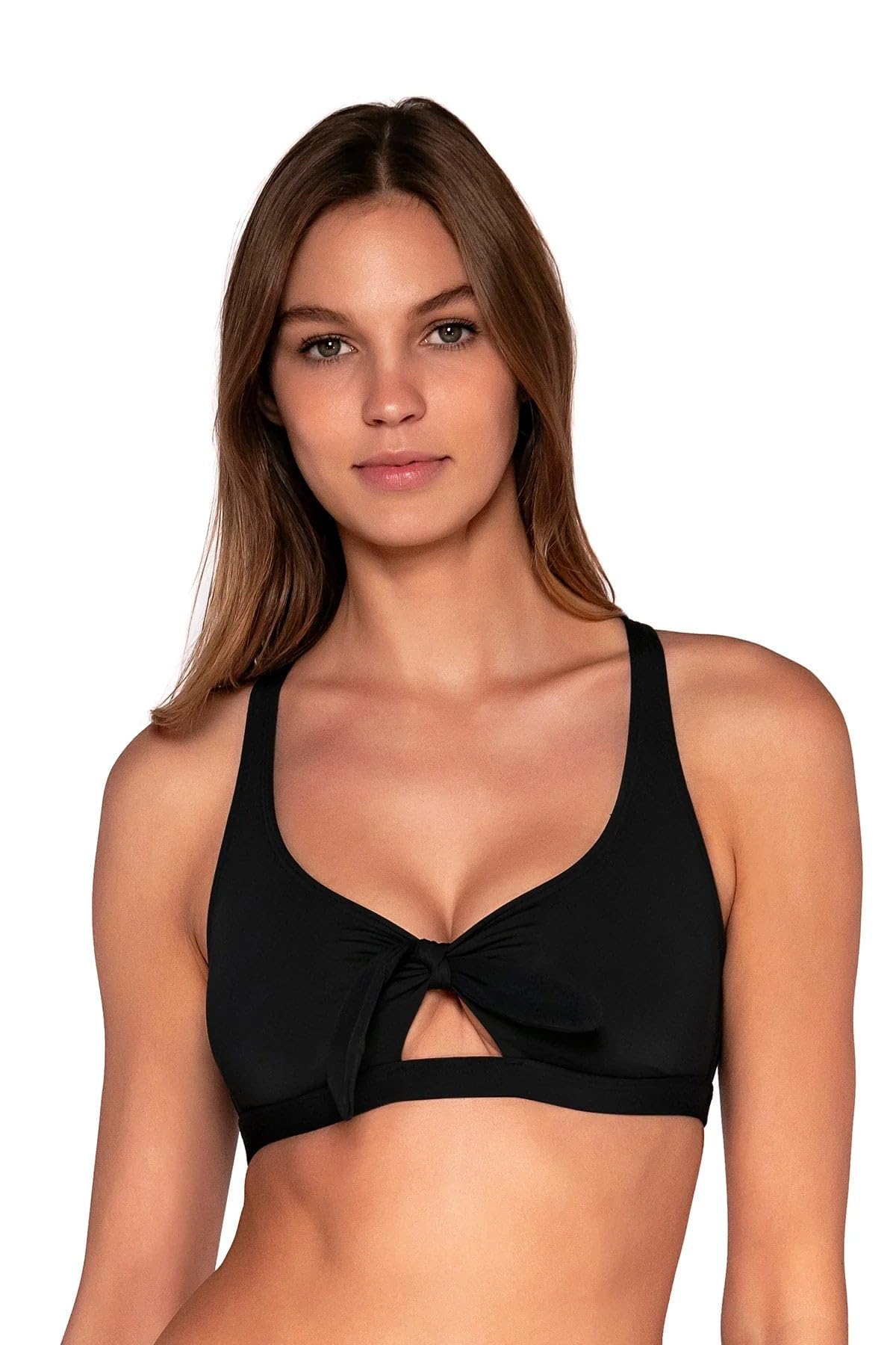Sunsets Brandi Women's Bralette Swimsuit Bikini Top with Removable Pads - Comfortable Beachwear for Swimming, Sunbathing & Summer Vacations