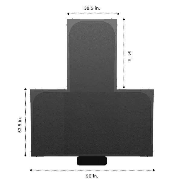 ATLANTIS Non-Slip Rubber Platform - Durable Anti-Skid Surface for Home Gym, Yoga & Workout Equipment - Perfect for Exercise Mats and Fitness Accessories