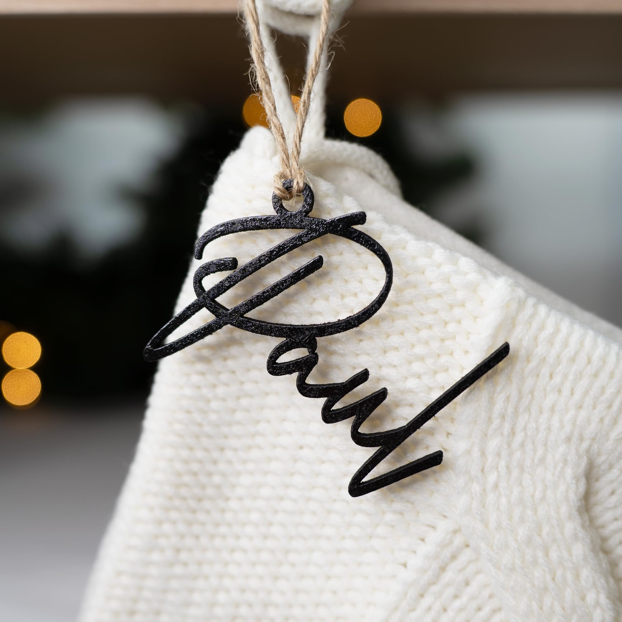 Personalized Wooden Christmas Stocking Name Tags - Custom Engraved Stocking Tags for Holiday Decor & Gift Giving - Perfect for Family, Friends & Festive Home Decor
