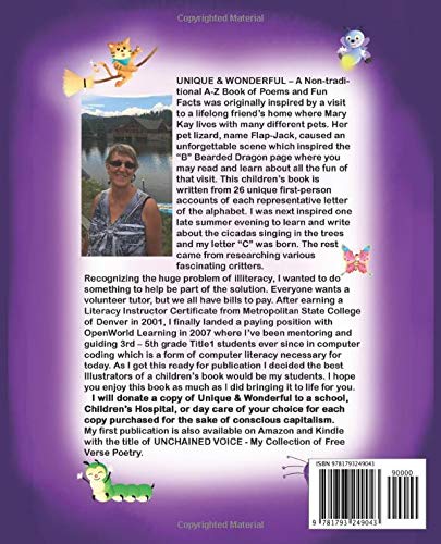 Unique and Wonderful: A-Z Book of Poetry with Fun Facts for All Ages - Perfect for Family Reading, Gifts & Educational Fun