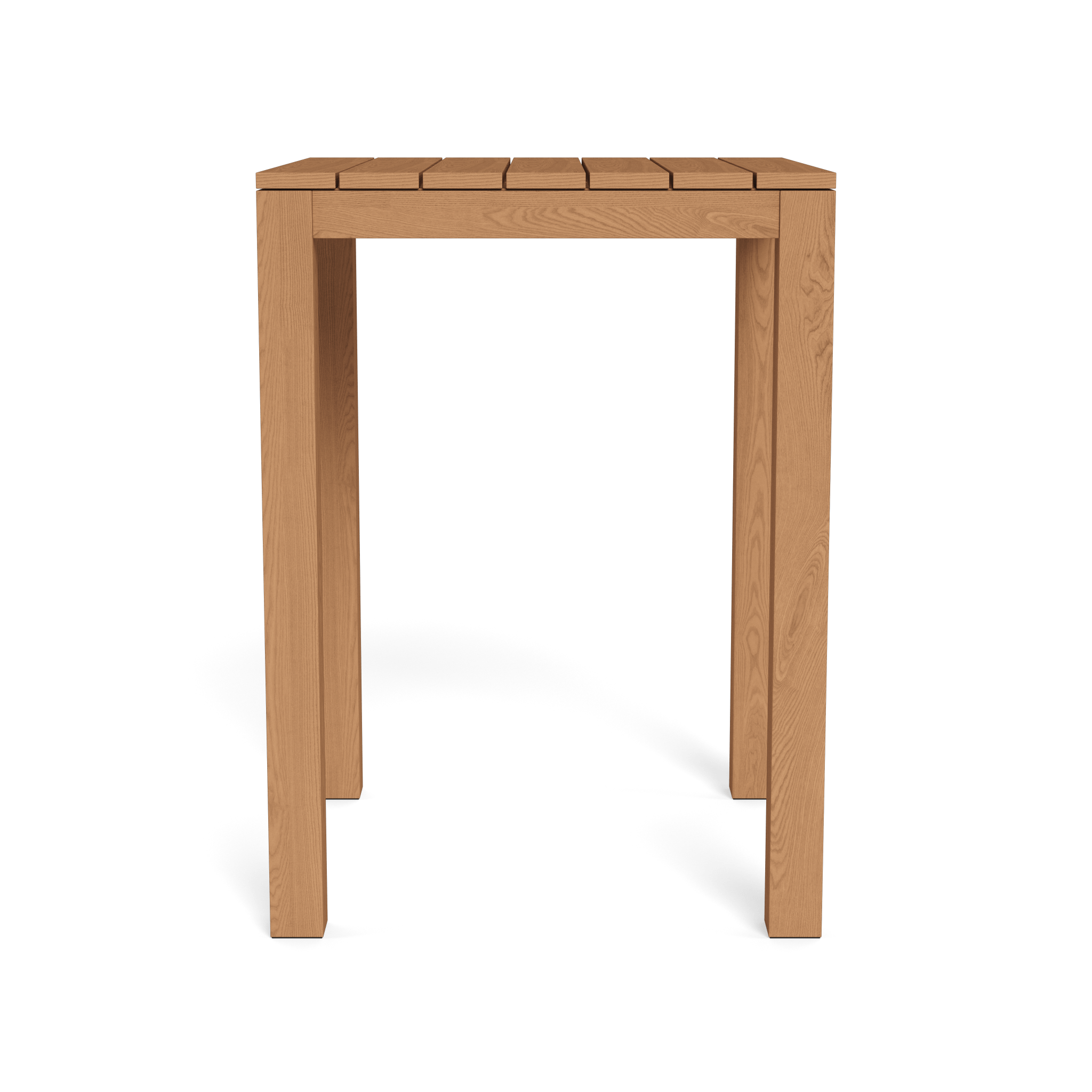 Pacific Teak Square Bar Table - Durable Outdoor & Indoor Dining Table for Patio, Deck, or Kitchen - Perfect for Entertaining & Relaxing