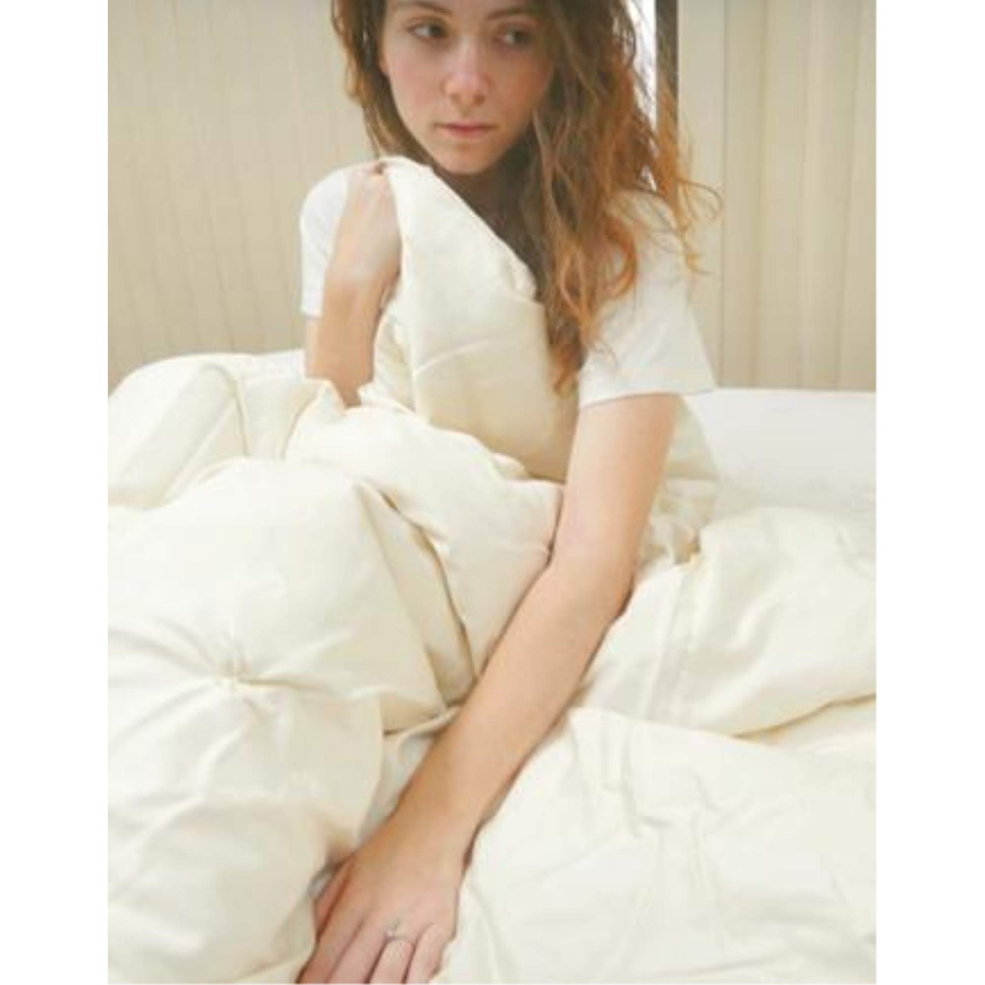 Organic Toddler Bedding Set - Eco-Friendly Wool Comforter 40