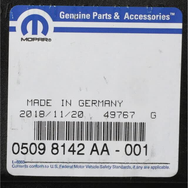 Genuine Mopar Power Steering Pump Reservoir 5098142AA - Replacement for Smooth Steering Performance - Perfect for Jeep, Dodge, and Chrysler Vehicles