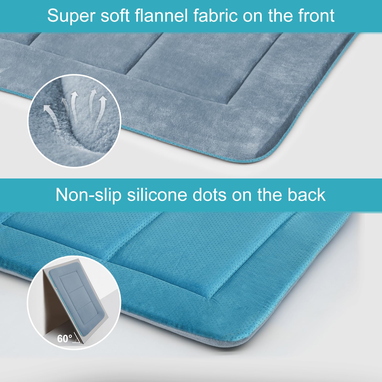 **Magic Dog Plush Bed for Medium & Large Dogs - Soft Washable Crate Pad, 36