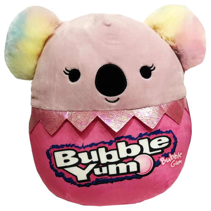 Squishmallow Hershey Bubble Yum Gum Angelie - Pink Koala Plush Toy for Kids, Collectors & Gift Giving - Soft Stuffed Animal for Bedroom Decor, Cuddling & Stress Relief