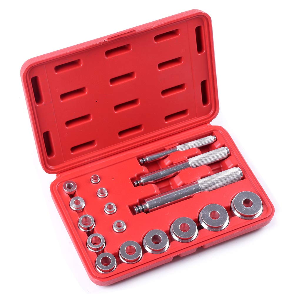 SCITOO Universal Bushing Bearing Installer & Remover Tool Kit for Cars & Motorcycles - Race & Seal Driver Set for Easy Auto Repair & Maintenance | Perfect for DIY Mechanics & Professional Workshops
