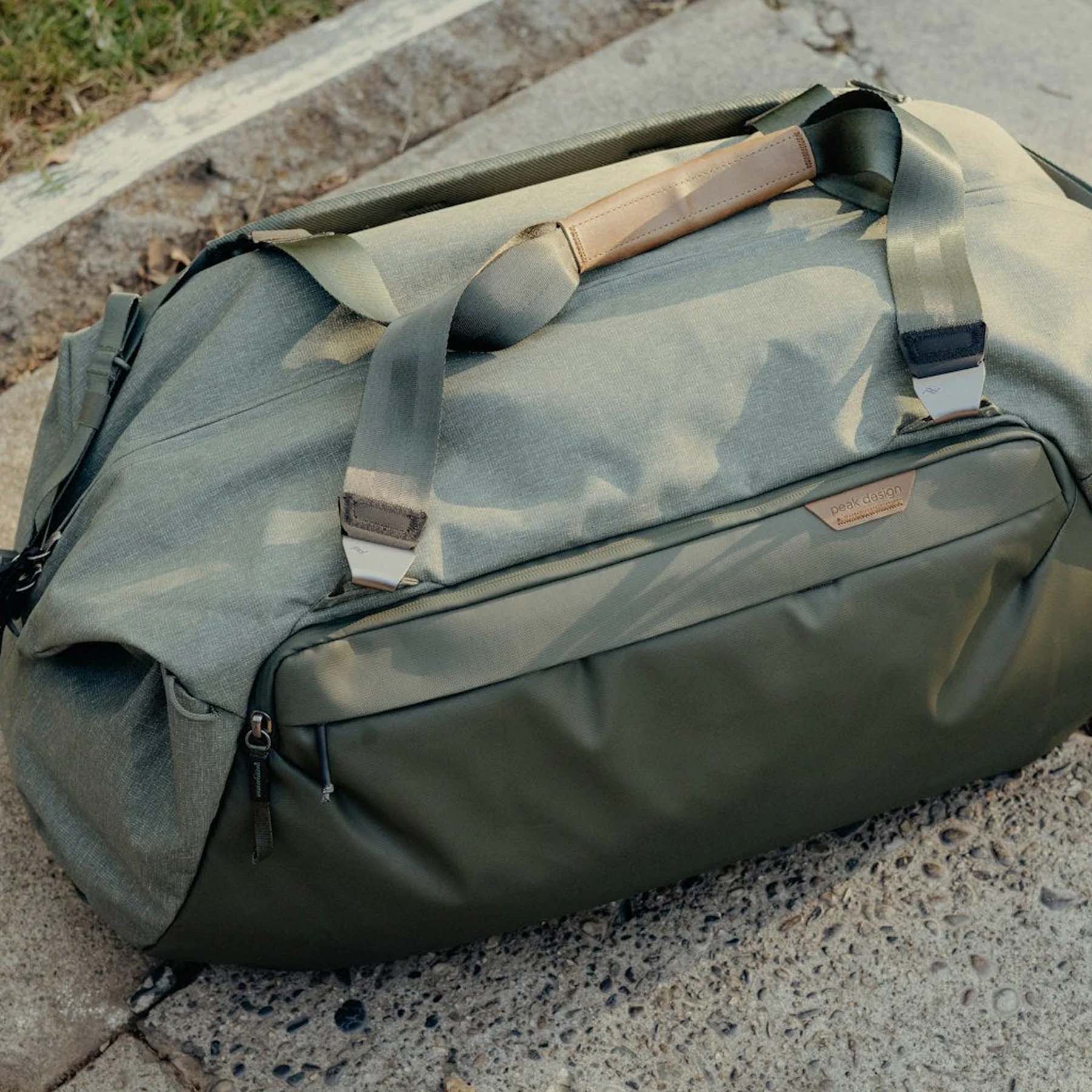 Peak Design Travel Duffel 80L - Waterproof Carry-On Duffel Bag for Travel & Adventure | Perfect for Camping, Hiking & Airplane Travel