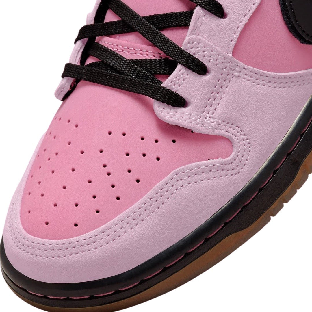 Nike Dunk Hi Retro KCDC Elemental Pink Black Sneakers - Vintage Basketball Shoes for Men & Women - Perfect for Streetwear, Skateboarding & Casual Fashion