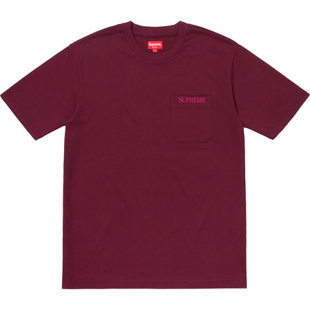 Supreme Embroidered Pocket T-Shirt for Men - Stylish Casual Streetwear Tee - Perfect for Everyday Wear, Outings & Urban Fashion
