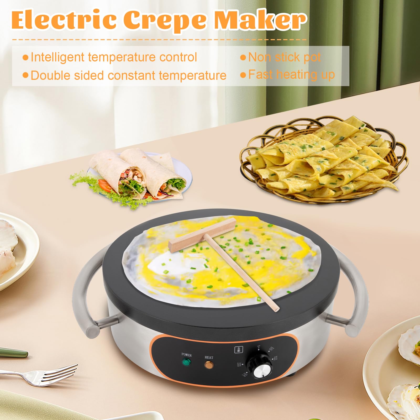 Commercial Crepe Maker Machine - 16