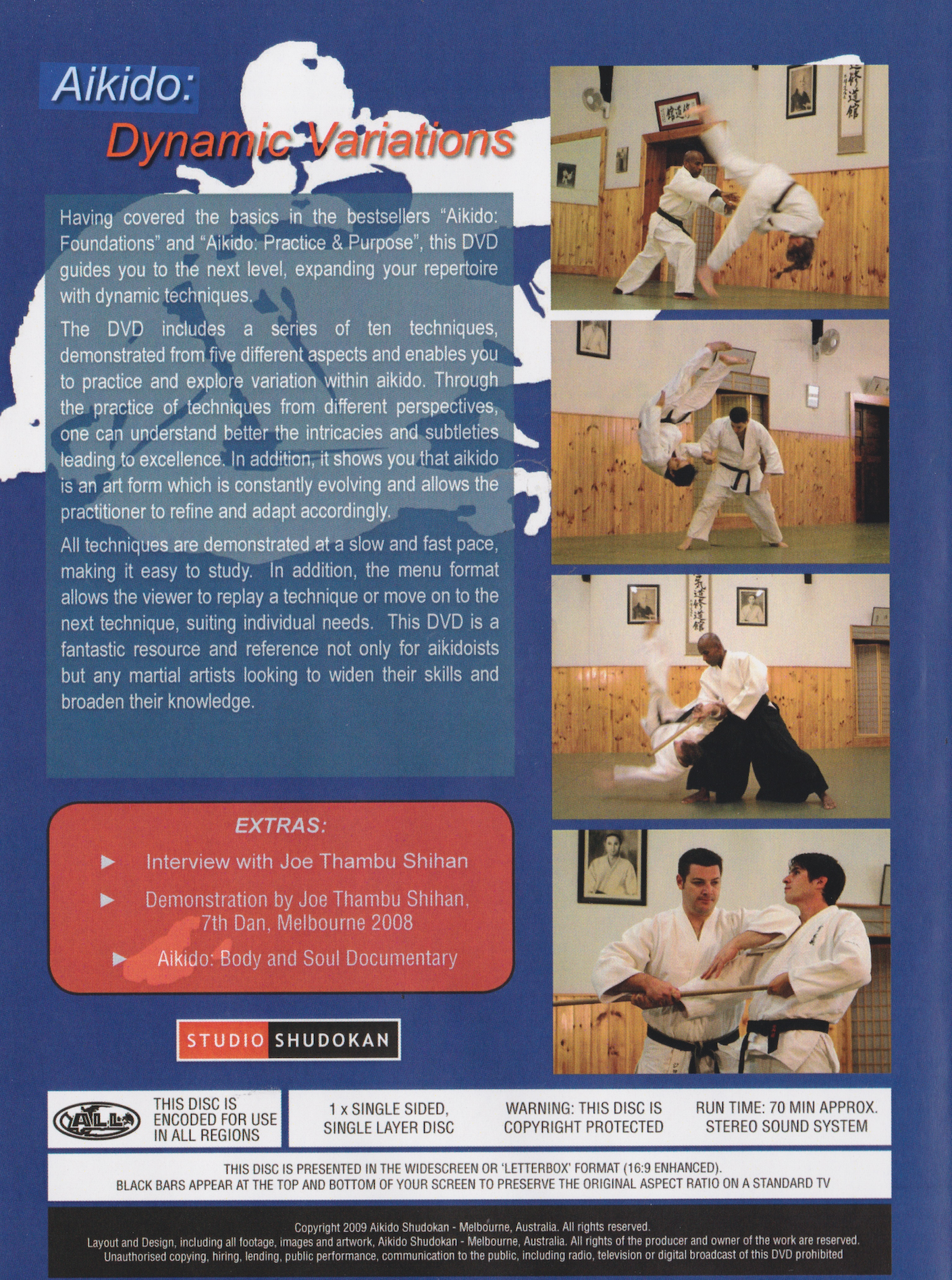 Aikido: Dynamic Variations DVD by Joe Thambu - Learn Advanced Aikido Techniques for Self-Defense & Martial Arts Training at Home