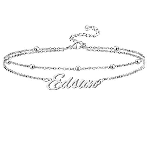 Name Bead Chain-Silver