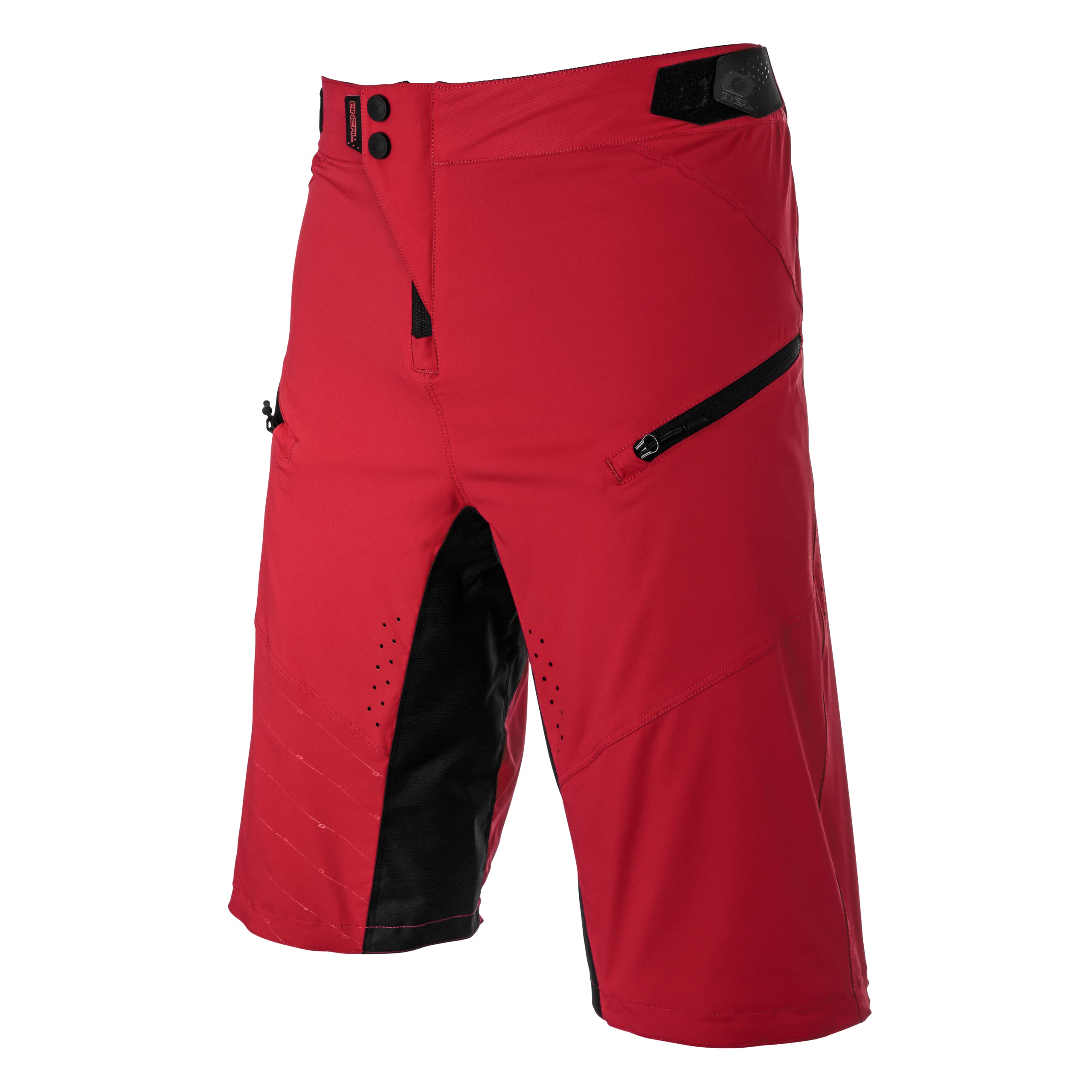 O'NEAL Pin-It Men's Mountain Bike MTB Shorts - Red Size 30 | Durable Cycling Shorts for Trail Riding & Mountain Biking Adventures